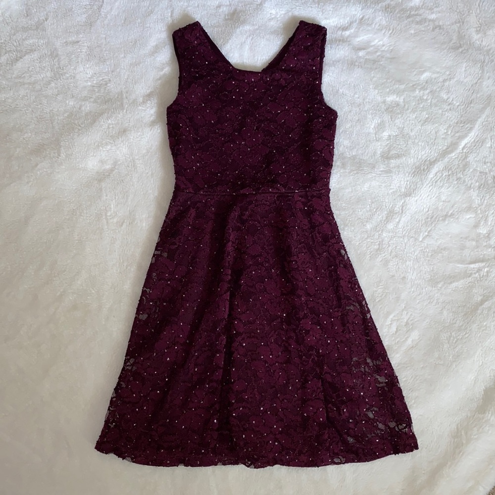 Girls sz 7 Speechless Maroon dress NWOT